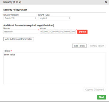 Test Client security settings for OAuth Policy with Client Secret JWT selected