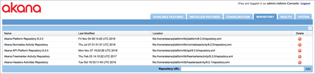 Hybrid installation: Repository features